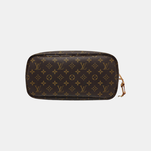 NEVERFULL MM Monogram Coated Canvas Brown