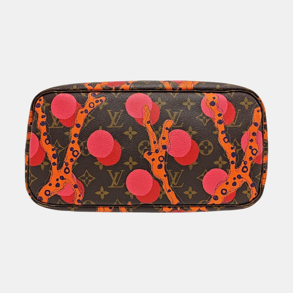 NEVERFULL MM Monogram Coated Canvas Brown