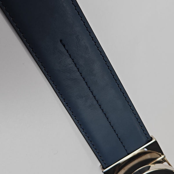 Leather Belt Blue