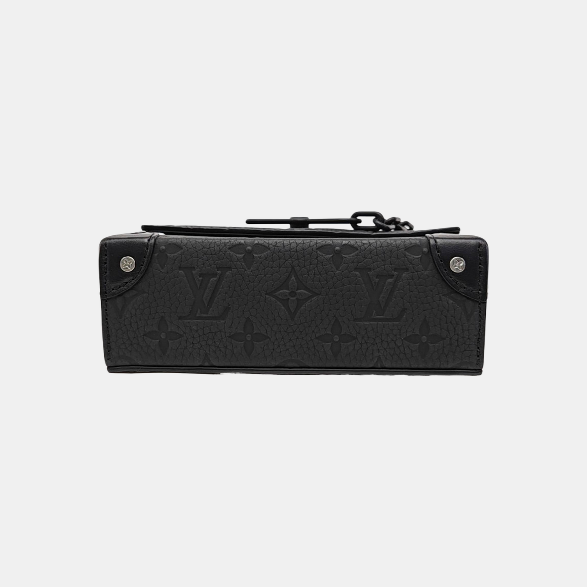 SOFT TRUNK Mini Monogram Calfskin Black