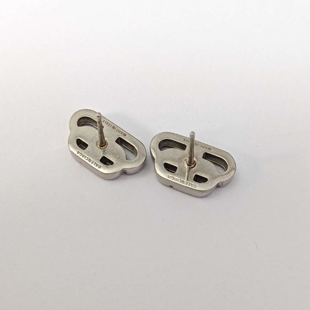 Metal Silver Stud Earrings
