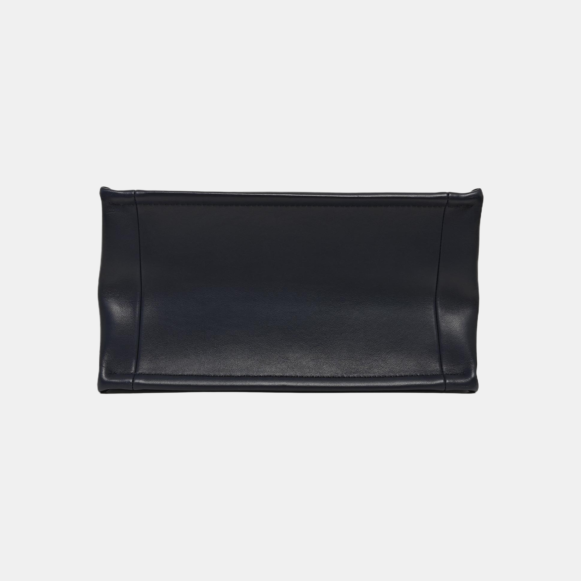 Book Tote Small Oblique Canvas Blue