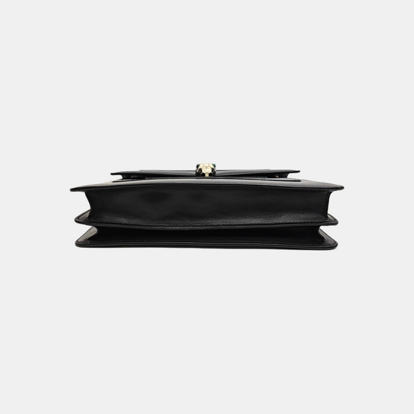 SERPENTI FOREVER Medium Quilted Calfskin Black