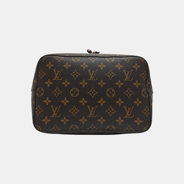 NÉONOÉ MM Monogram Coated Canvas Brown