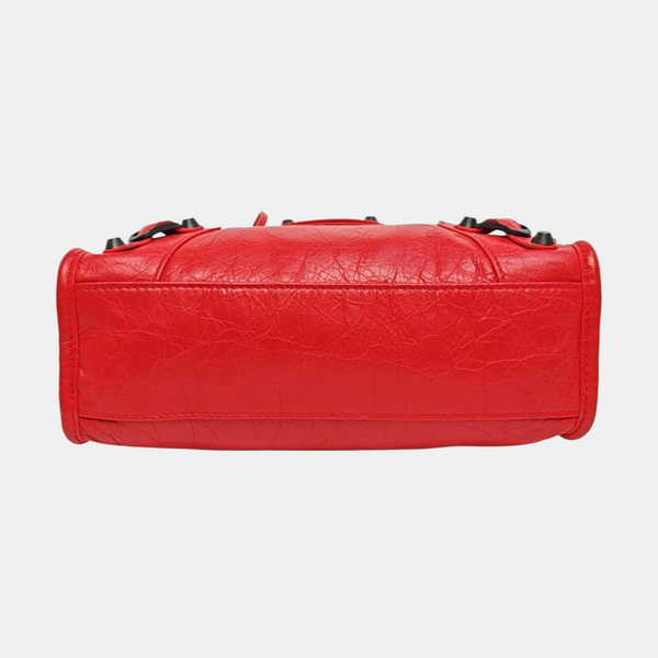 Classic City Mini Lambskin Red