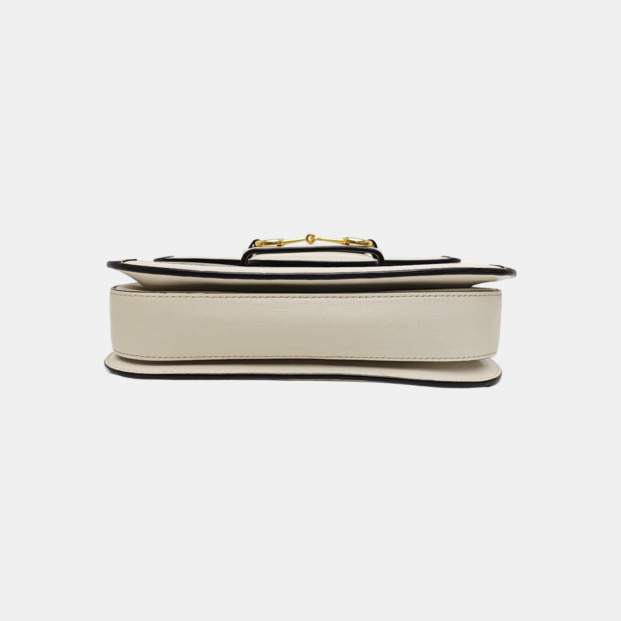 Horsebit 1955 Small Monogram Coated Canvas Beige