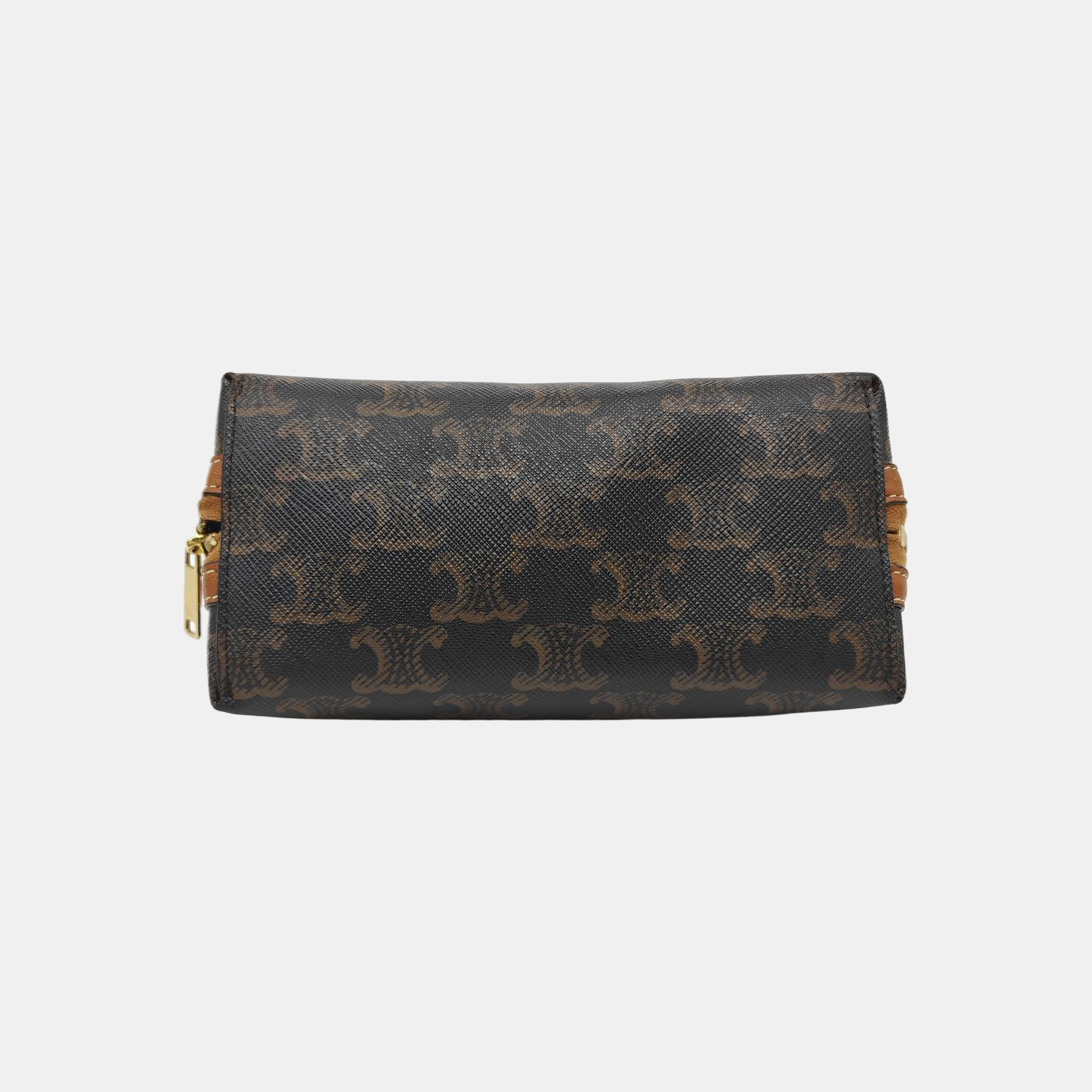 TRIOMPHE CANVAS Small Coated Canvas Brown