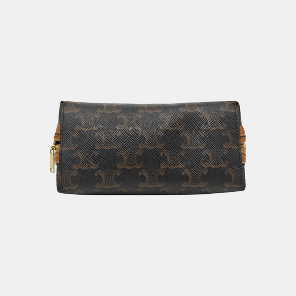 TRIOMPHE CANVAS Small Coated Canvas Brown