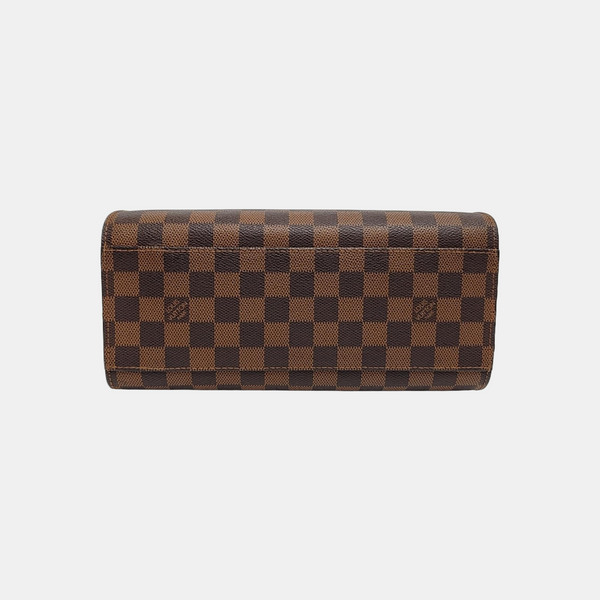TRIANA Damier Ebene Coated Canvas Brown