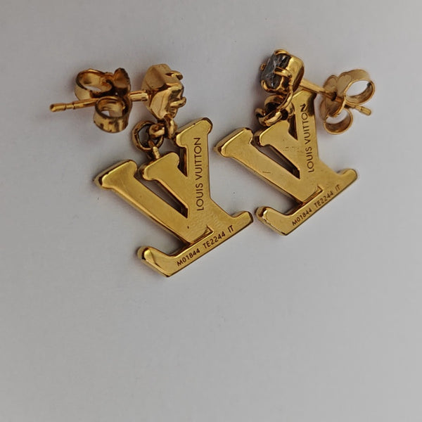 Metal Gold Stud Earrings