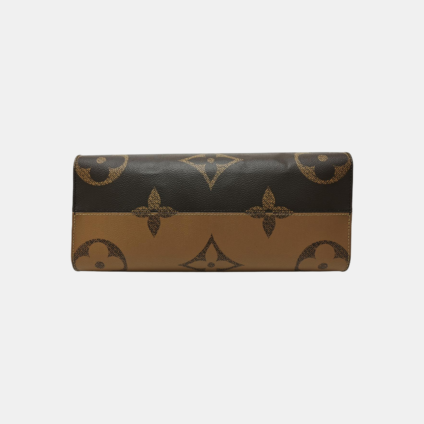 ONTHEGO MM Monogram Coated Canvas Brown