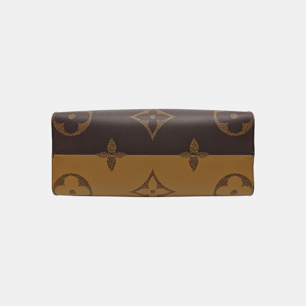ONTHEGO MM Monogram Coated Canvas Brown