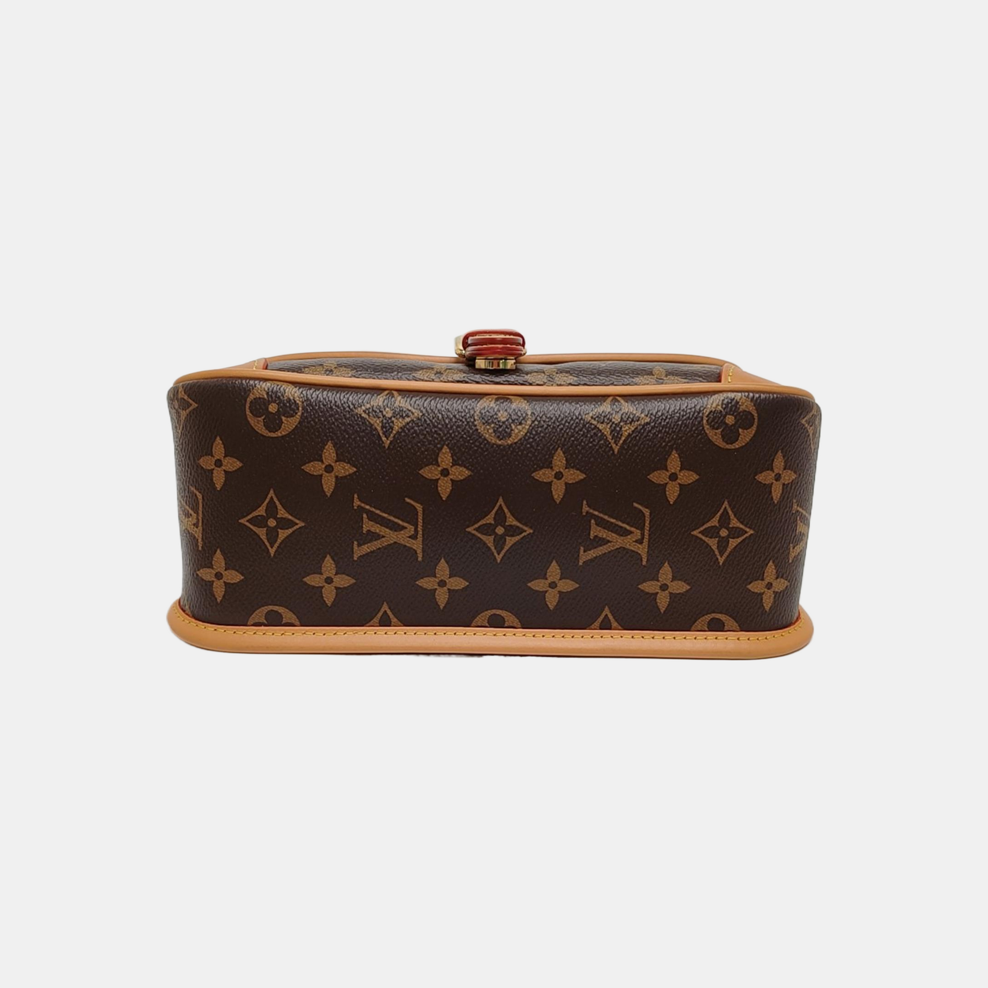 DIANE Monogram Coated Canvas Brown