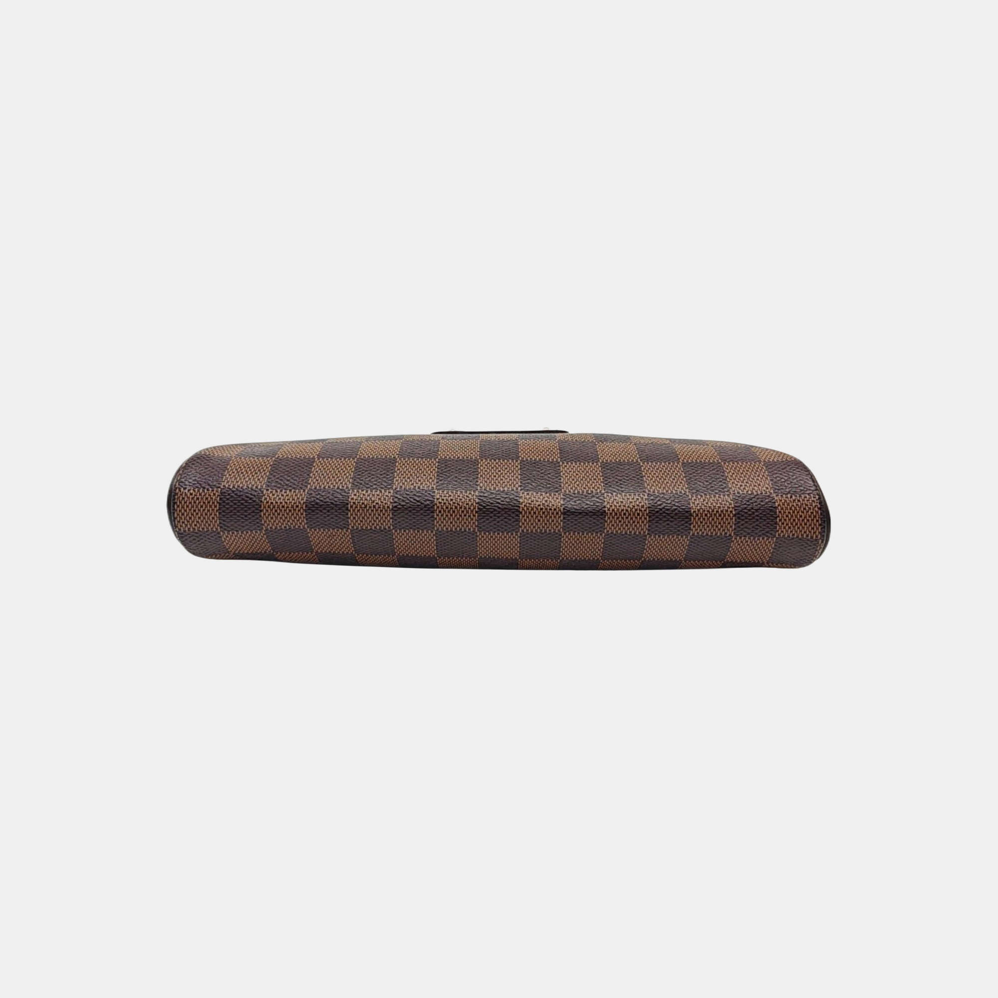EVA Damier Ebene Coated Canvas Brown