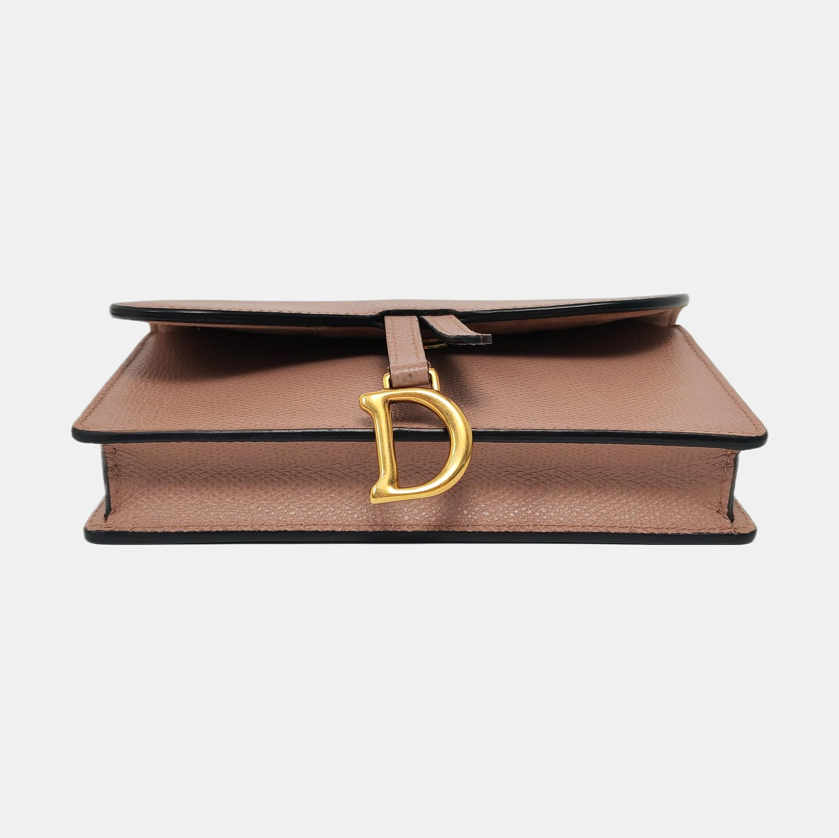 Authenticated pre-owned  Saddle Calfskin Pink - Belt Bag at Looply
