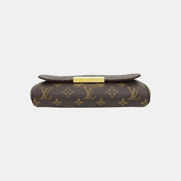 FAVORITE PM Monogram Coated Canvas Brown