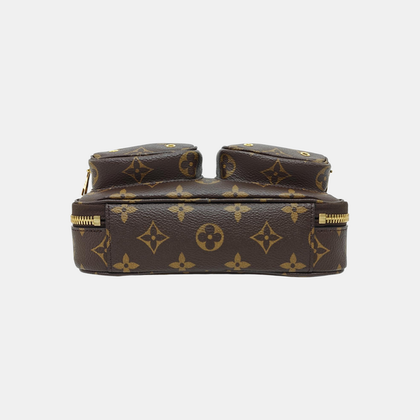 UTILITY Monogram Coated Canvas Brown