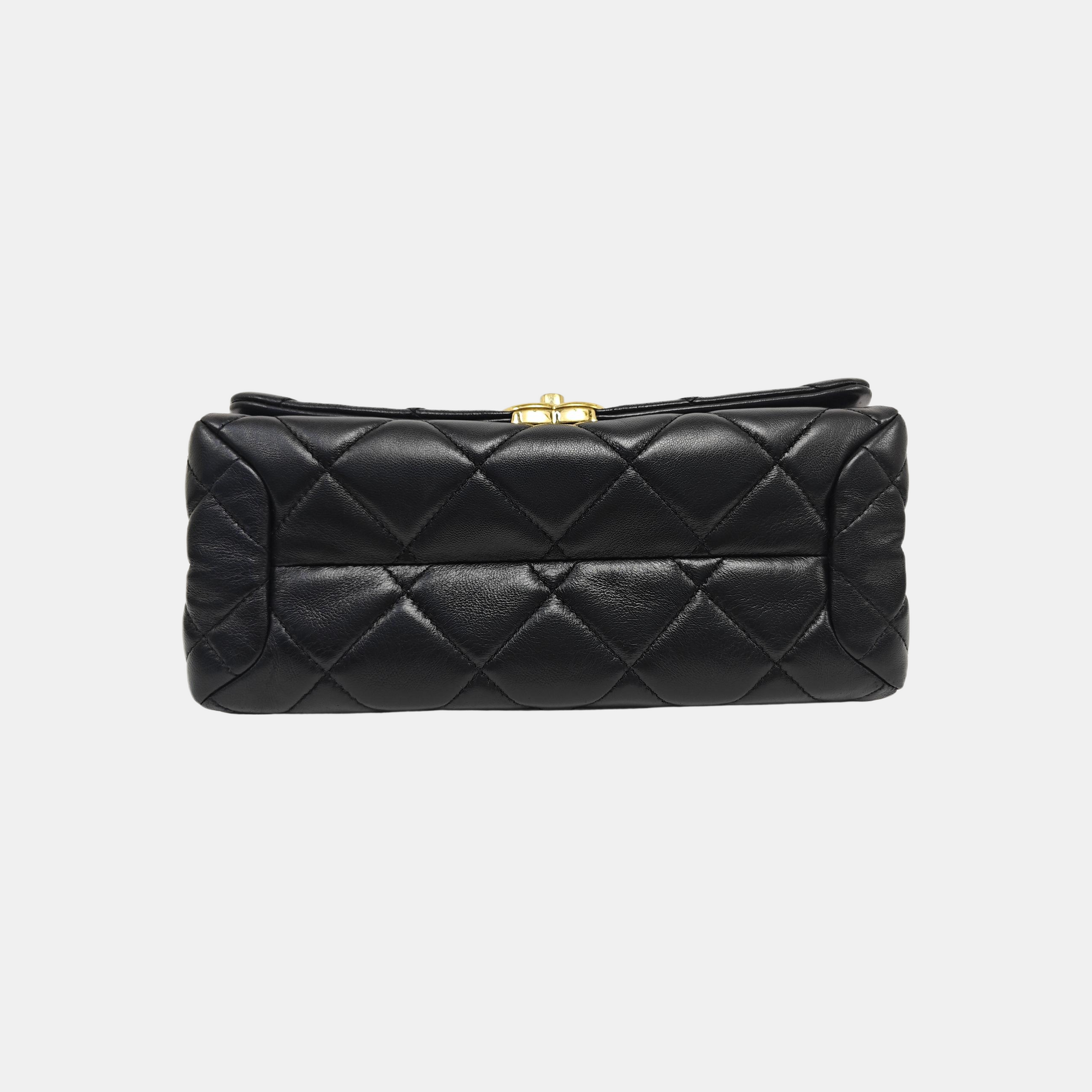 Quilted Lambskin Medium Black