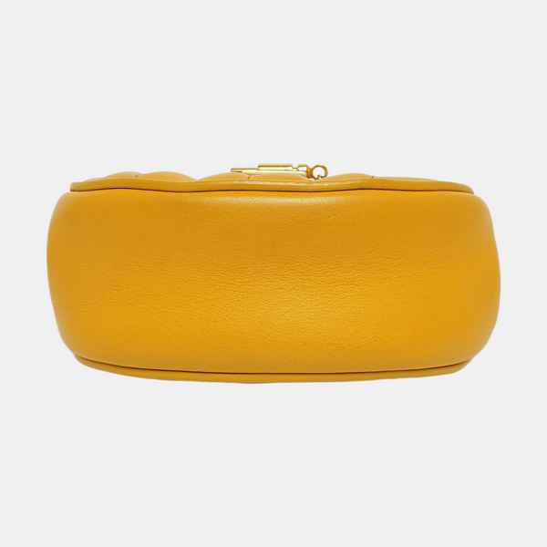 Drew Nano Quilted Calfskin Yellow