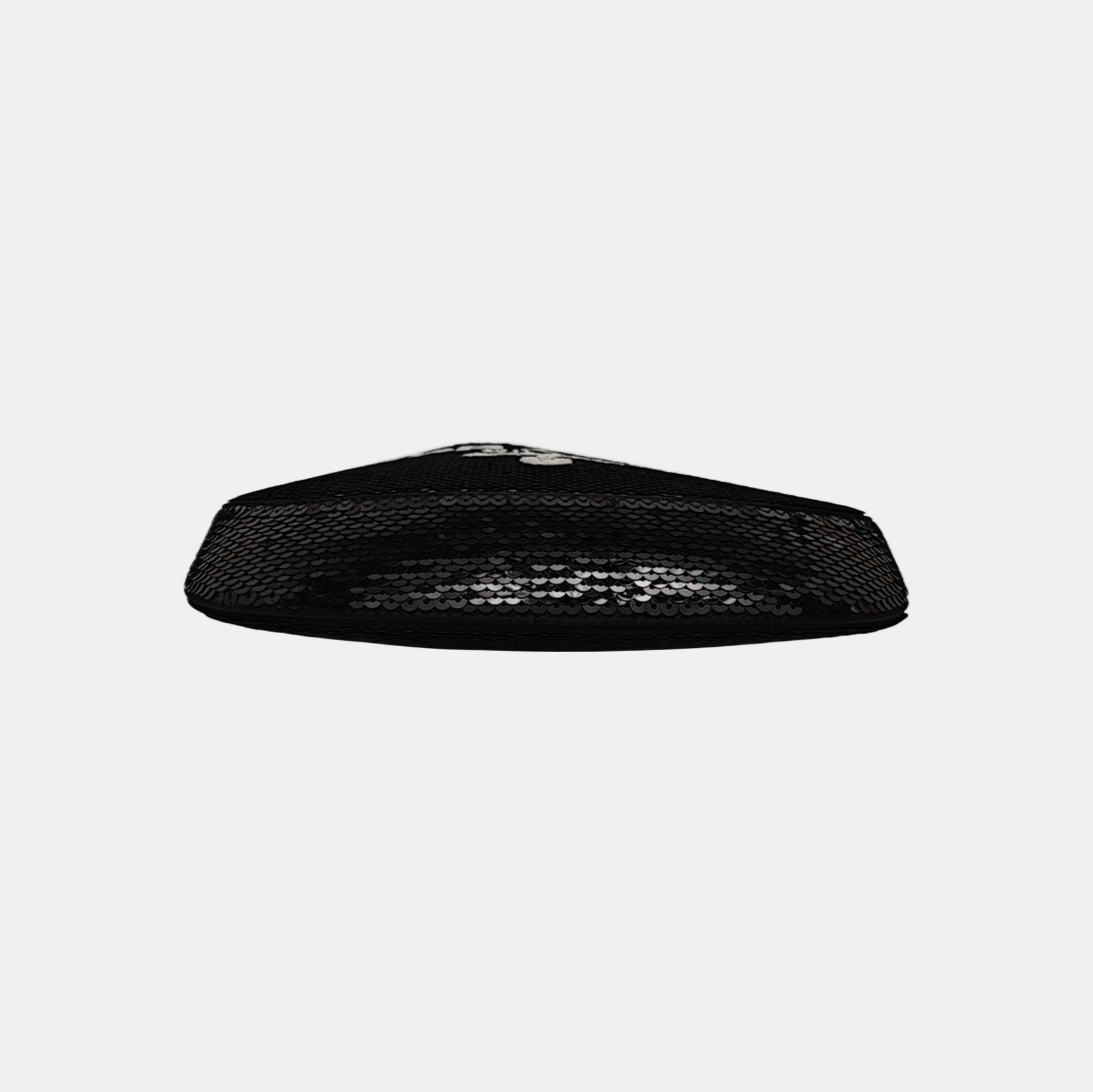 Sequins Shoulder Bag Black