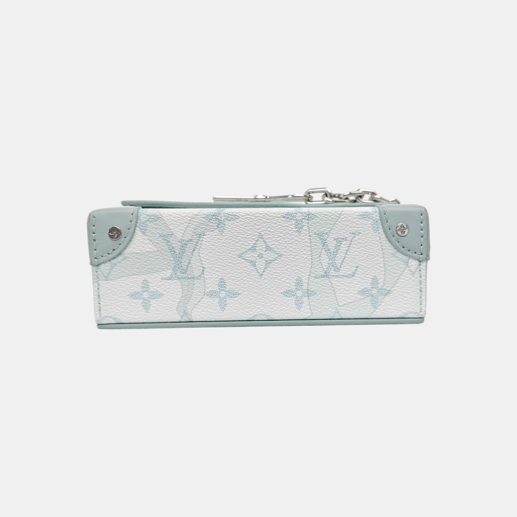 STEAMER Mini Monogram Coated Canvas Blue