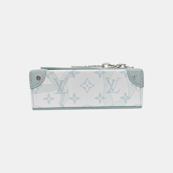 STEAMER Mini Monogram Coated Canvas Blue