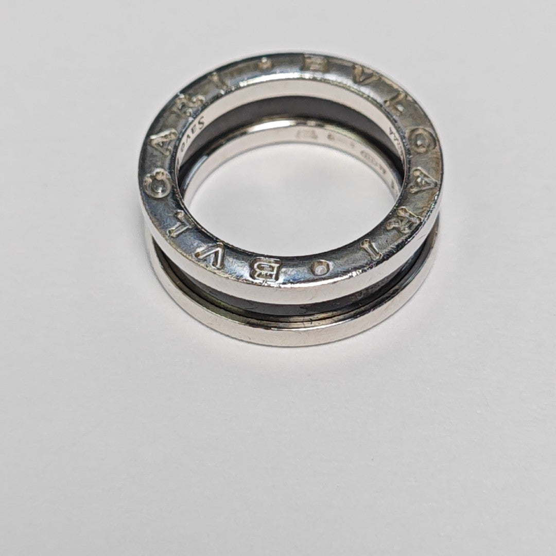 B.ZERO1 925 Sterling Silver Ring EU 45