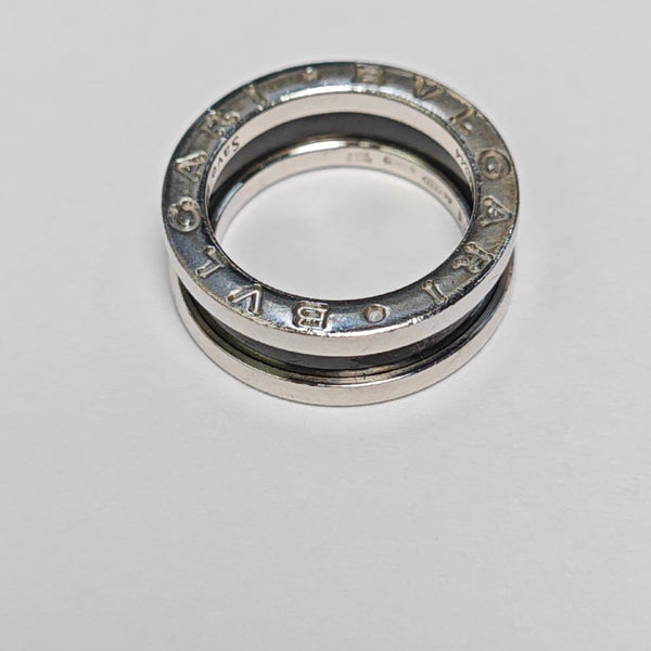 B.ZERO1 925 Sterling Silver Ring EU 45