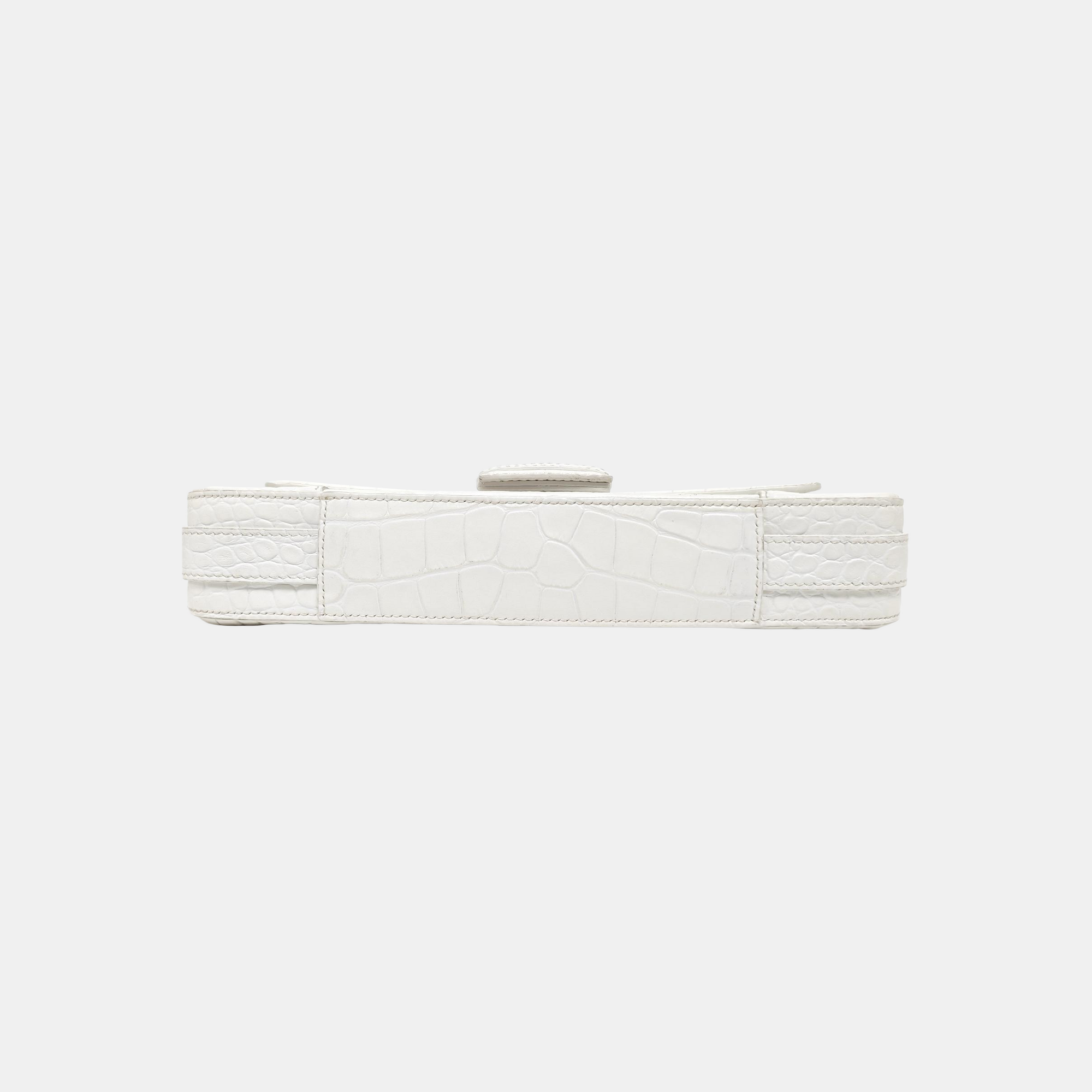 Calfskin Shoulder Bag White