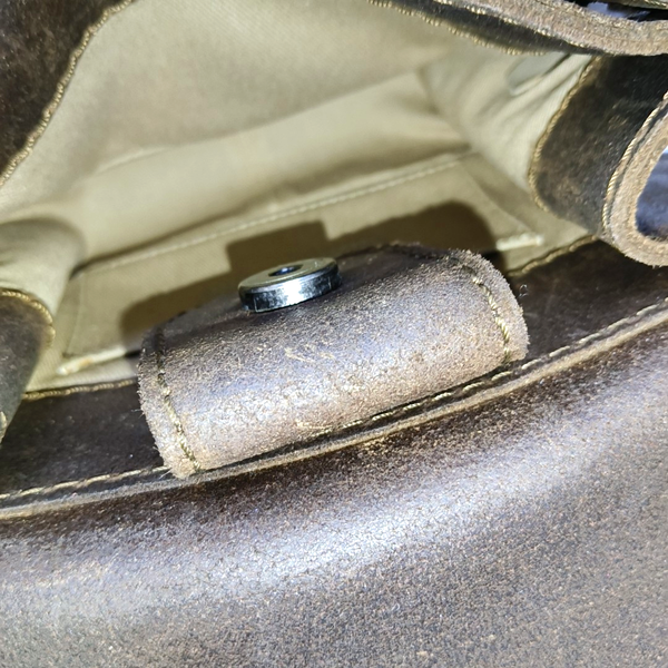 Quilted Calfskin Brown