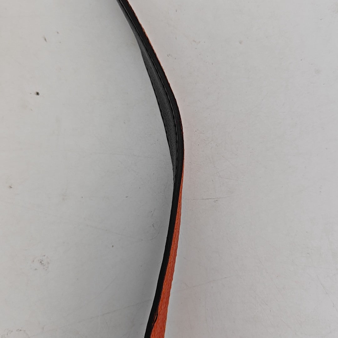 Leather Belt Orange