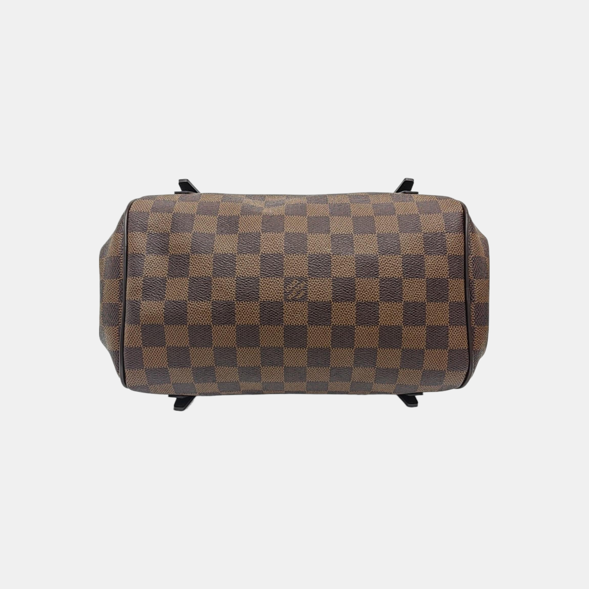 RIVINGTON PM Damier Ebene Coated Canvas Brown