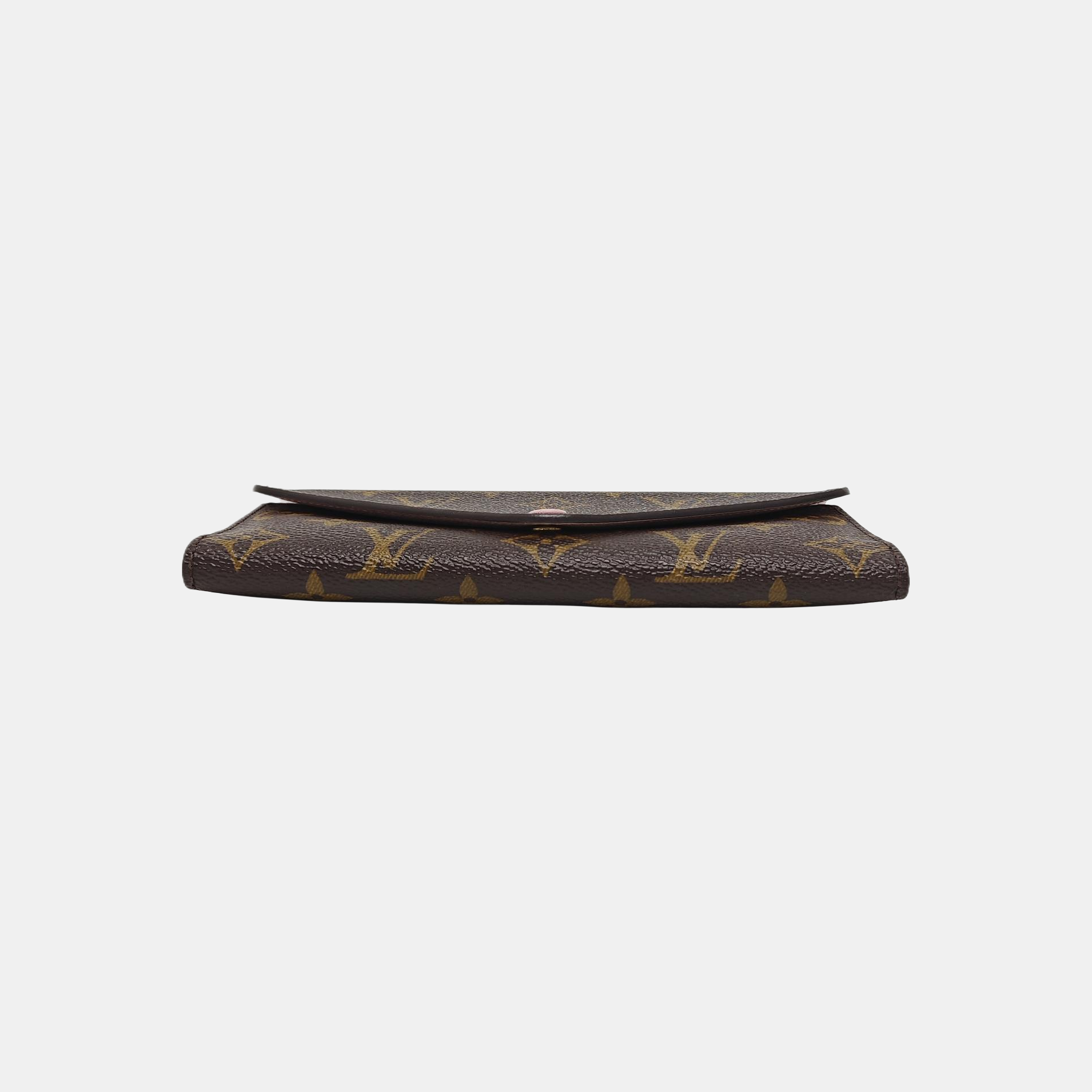 JOSÉPHINE Monogram Coated Canvas Brown Wallet