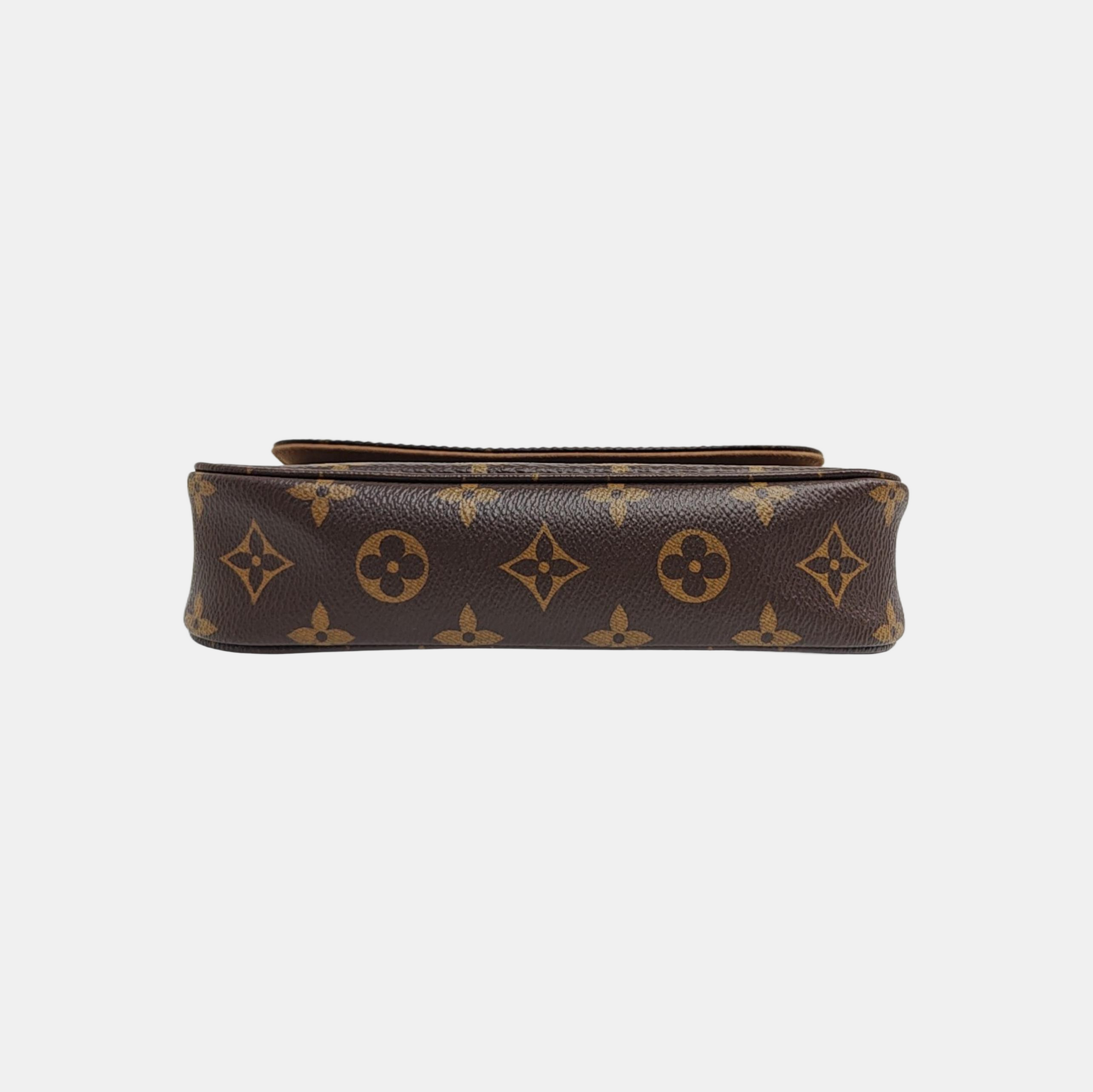IVY Monogram Coated Canvas Brown