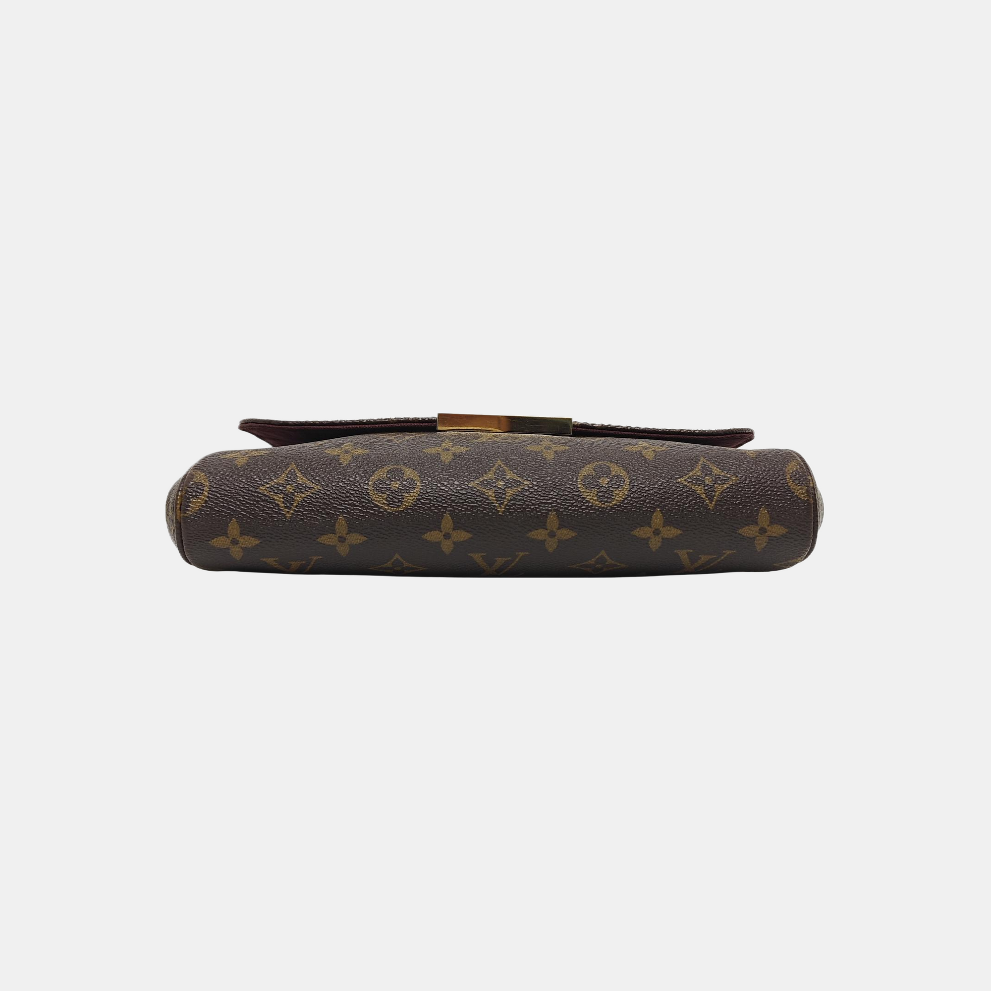 FAVORITE MM Monogram Coated Canvas Brown