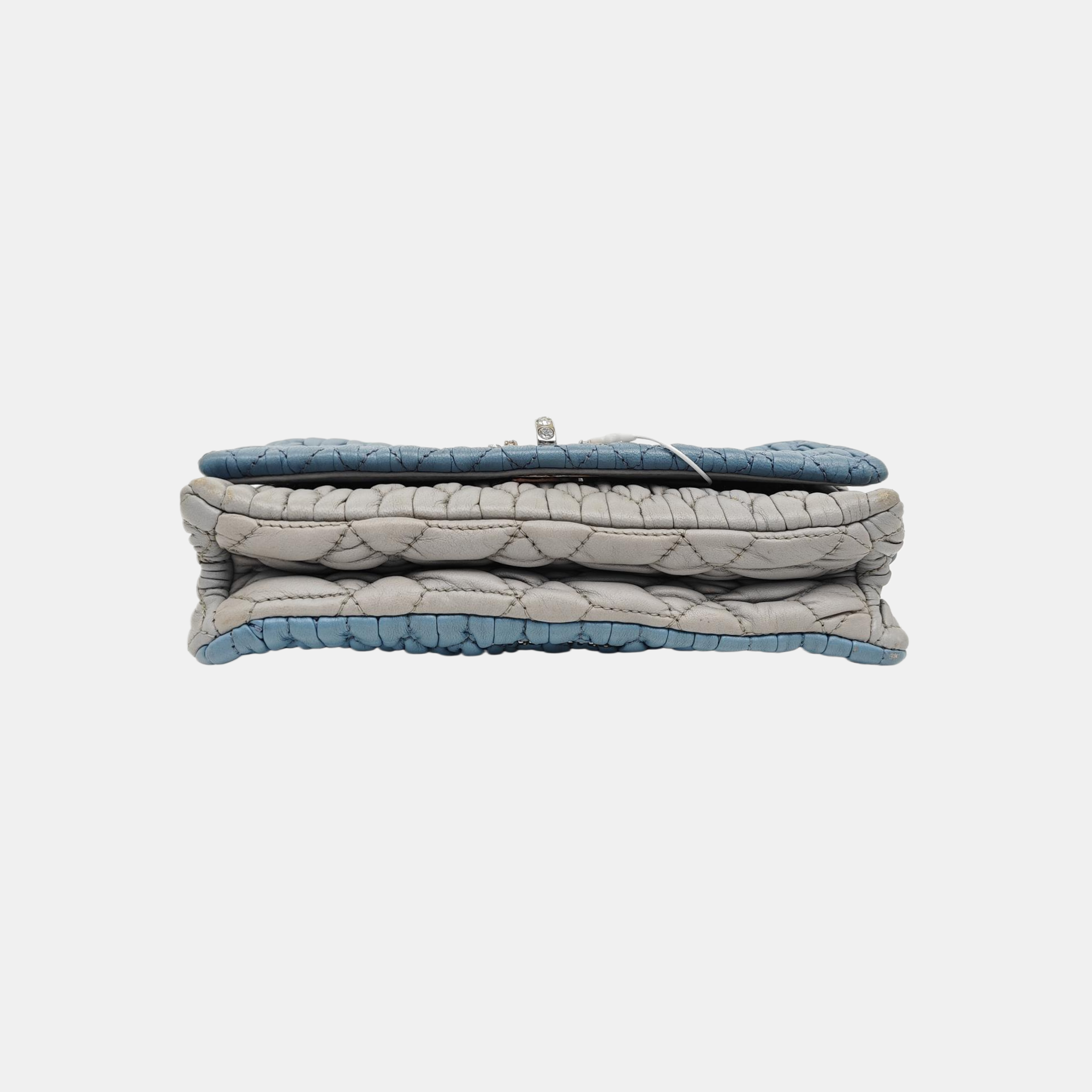 Crystal Quilted Lambskin Blue