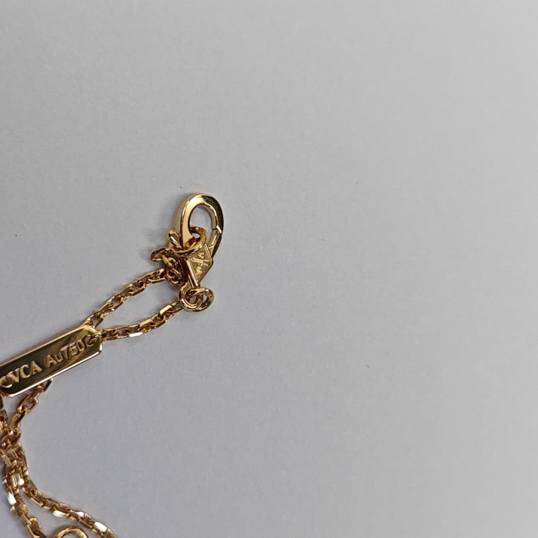 Vintage Alhambra 18k Gold Necklace