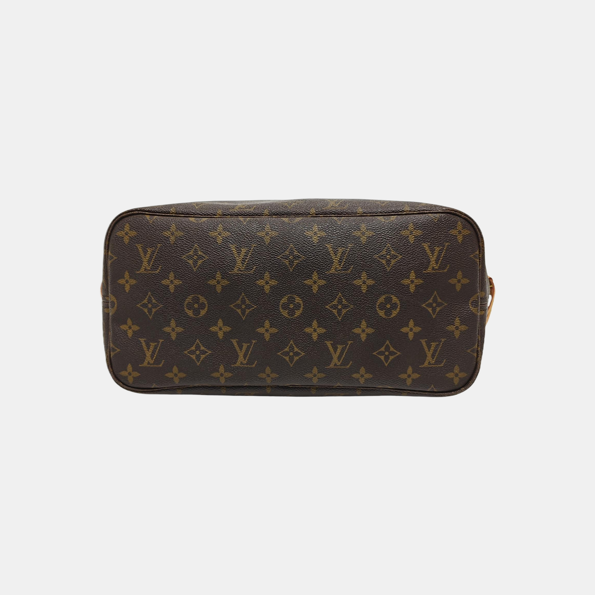 NEVERFULL MM Monogram Coated Canvas Brown