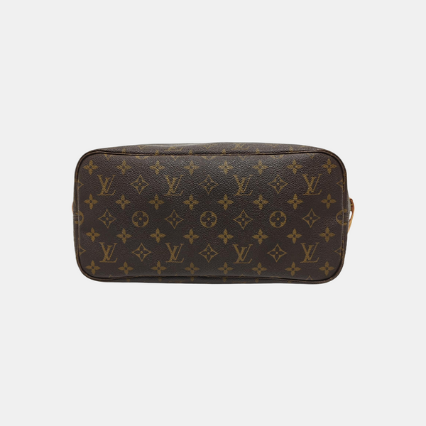 NEVERFULL MM Monogram Coated Canvas Brown