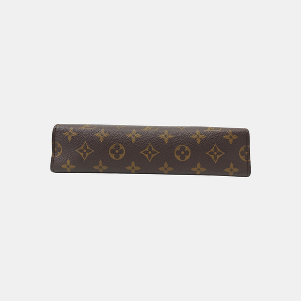 TOILET POCKET 26 Monogram Coated Canvas Brown