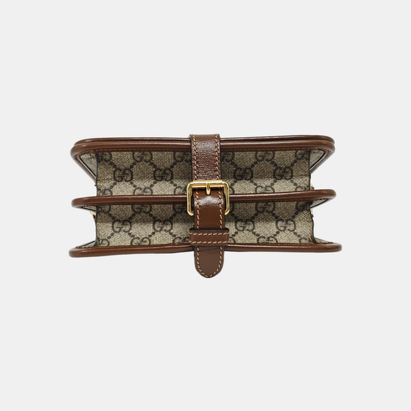 Retro Mini Monogram Coated Canvas Beige