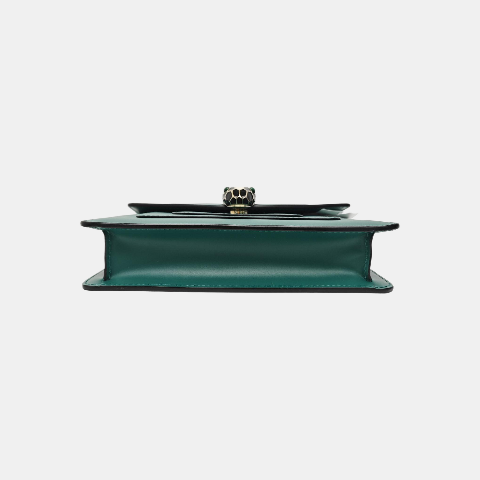 SERPENTI FOREVER Small Calfskin Green