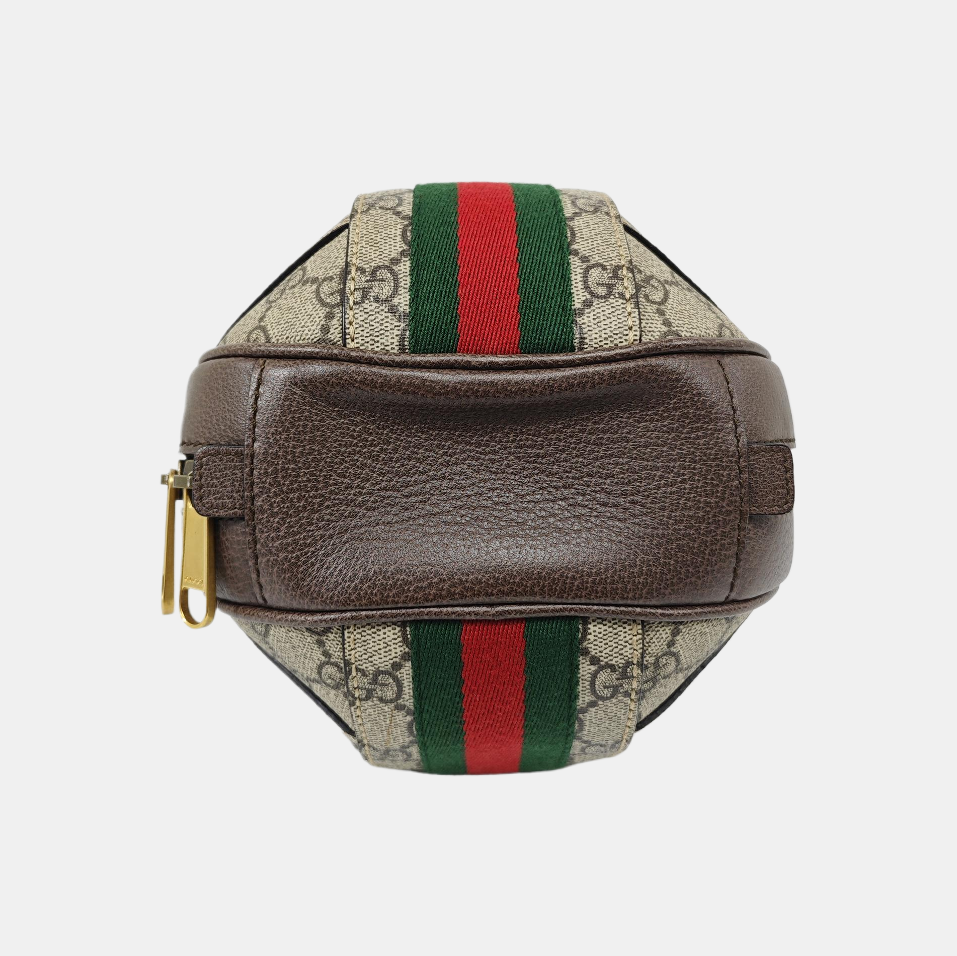 Ophidia Mini Monogram Coated Canvas Beige