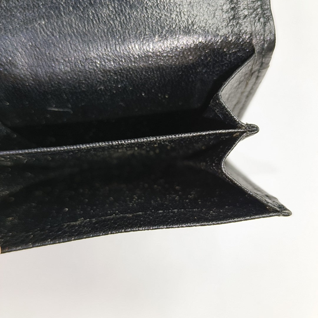 Calfskin Black Card Holder
