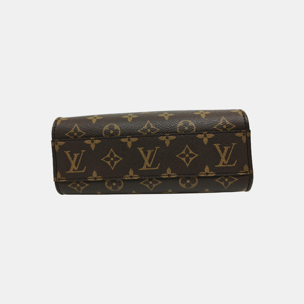 SAC PLAT BB Monogram Coated Canvas Brown