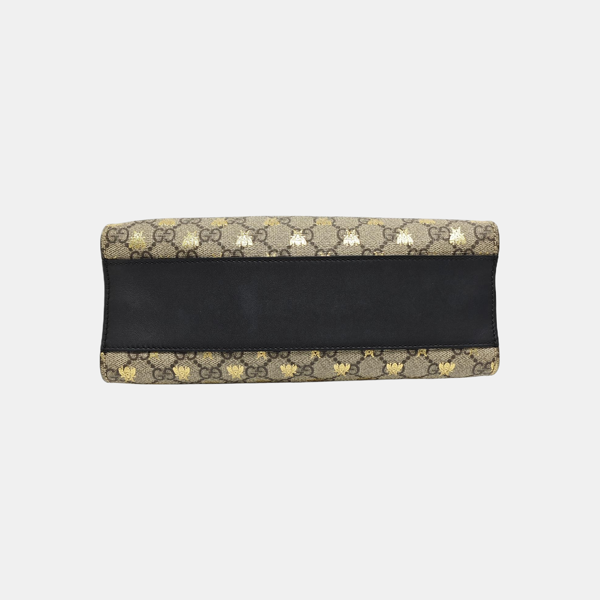Padlock Small Monogram Coated Canvas Beige