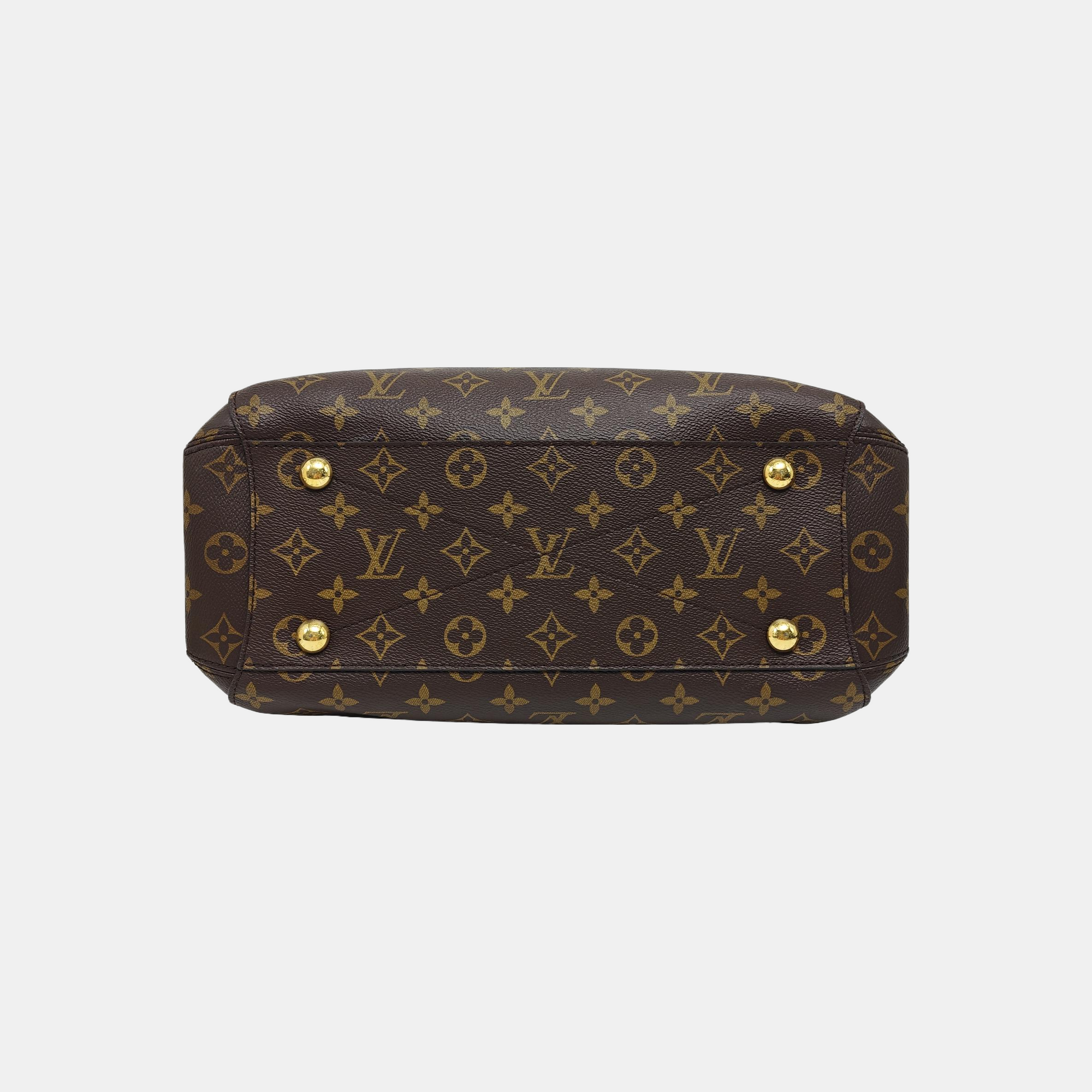 MONTAIGNE Monogram Coated Canvas Brown