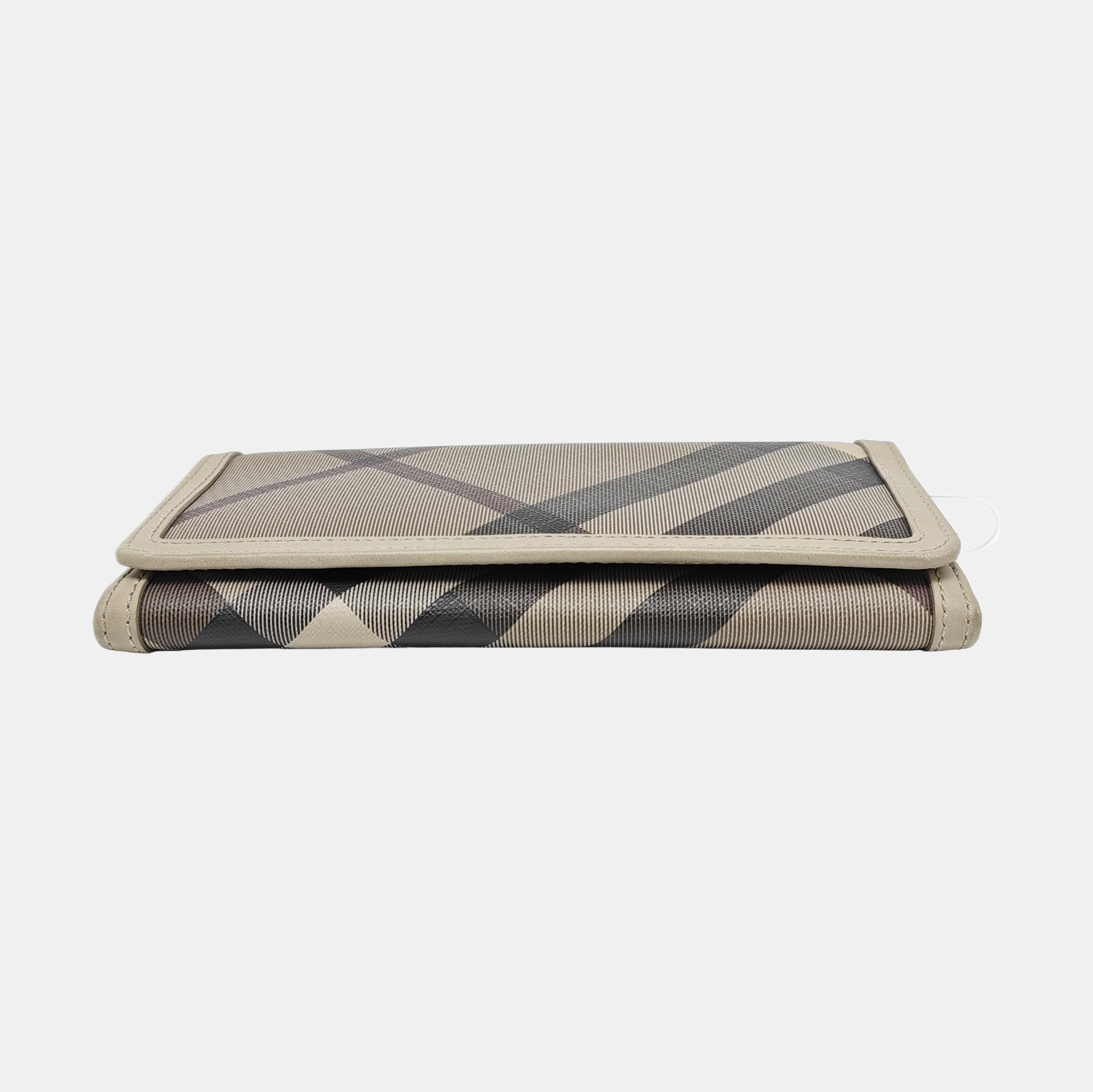 Coated Canvas Wallet Gray
