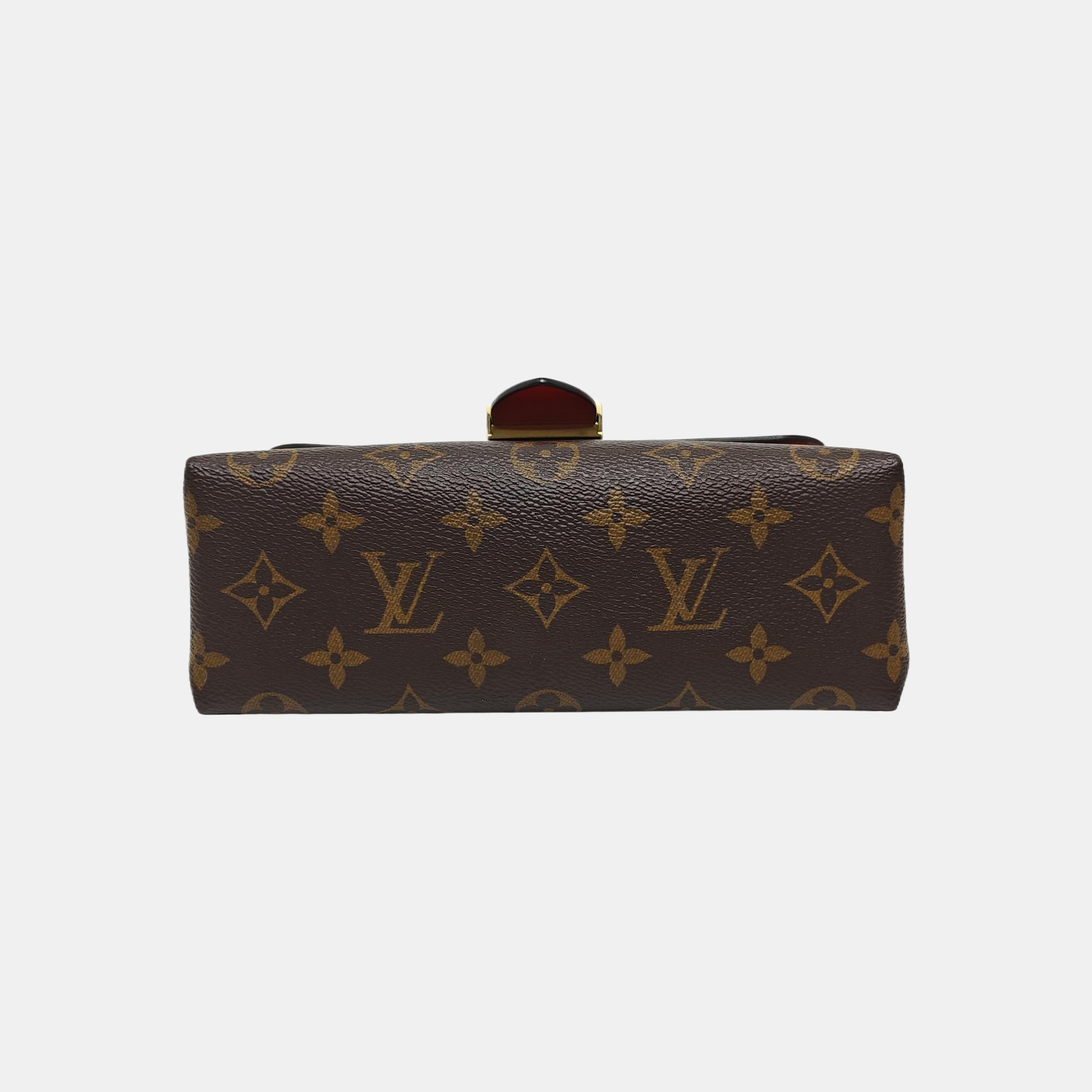 LOCKY BB Monogram Coated Canvas Red