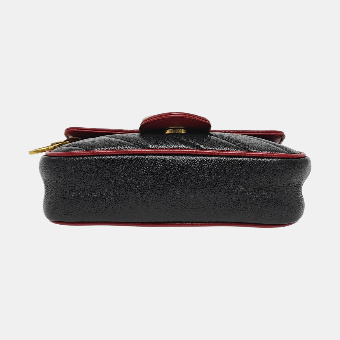 GG Marmont Super Mini Quilted Calfskin Black